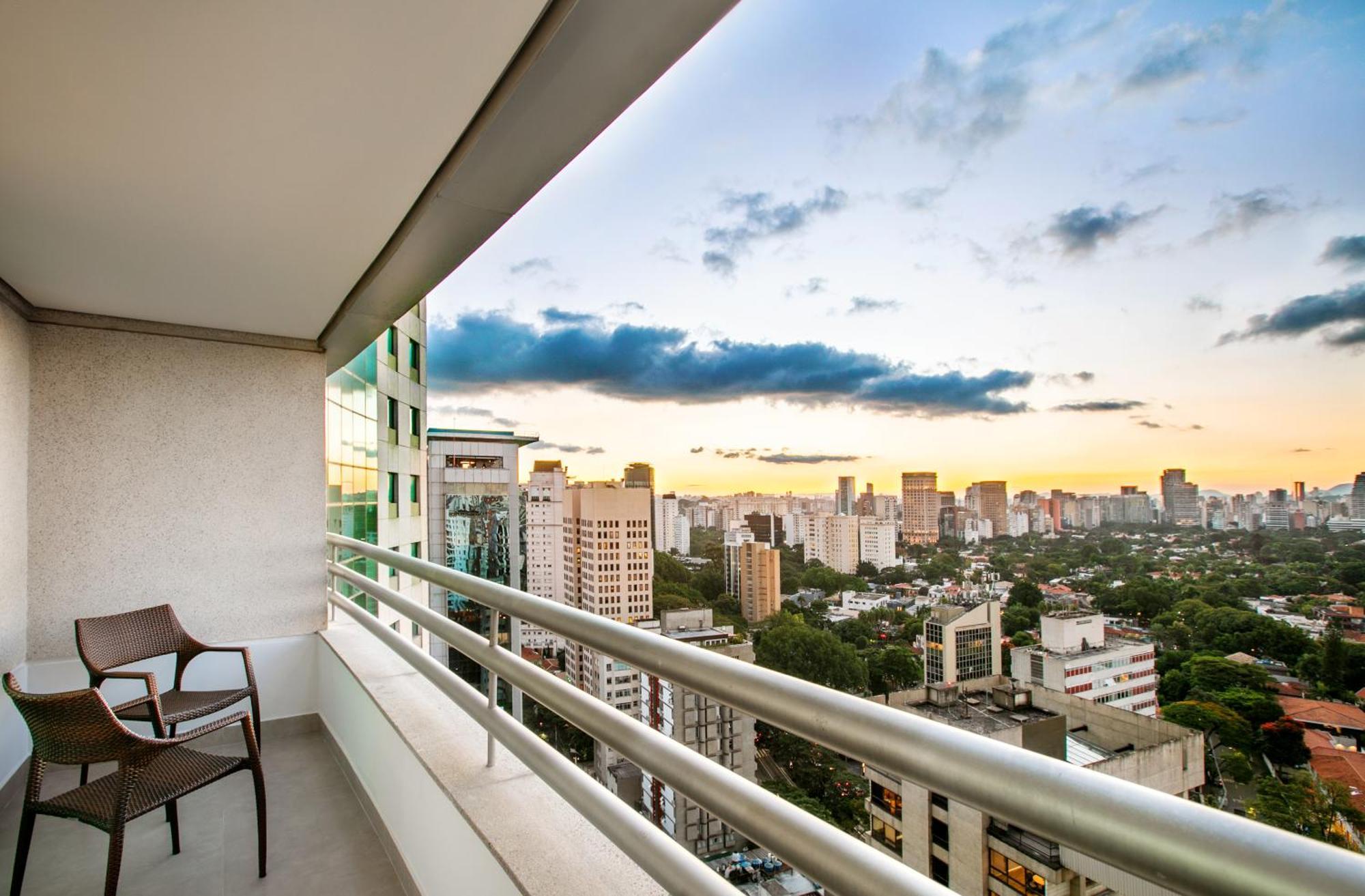 Melia Jardim Europa Hotel Sao Paulo Exterior foto View from a balcony
